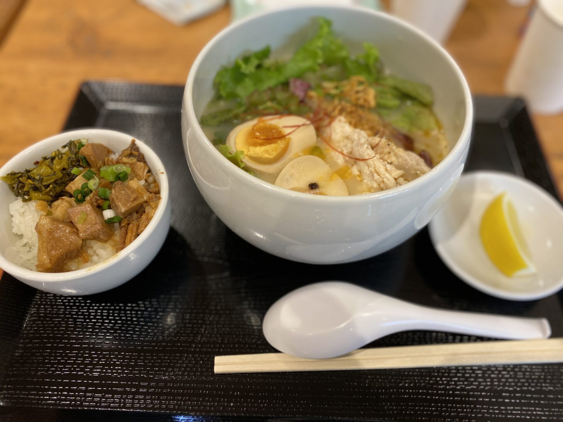 亀有ランチ アリオのフードコート 蔭山 でおしゃれラーメン Kameari Lunch Fashionable Ramen At Ario 17 S Food Court Kageyama 21
